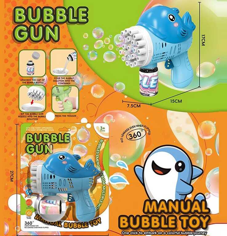 Пістолет з мильними бульбашками 012-1 A (72) на листі