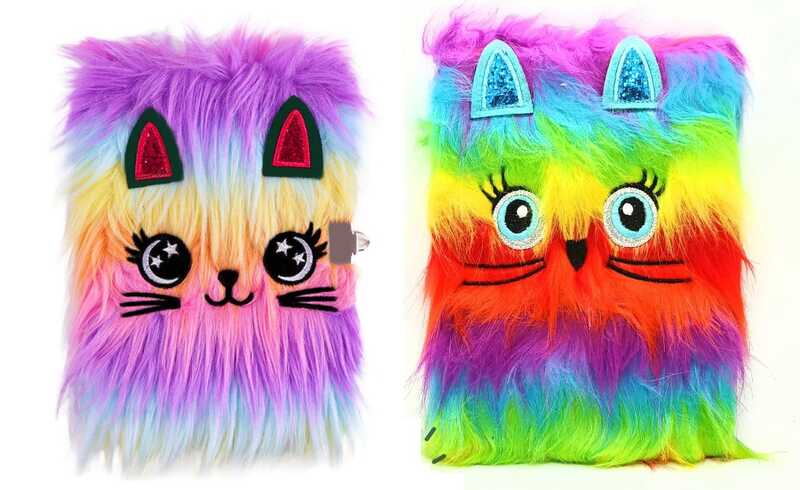 Блокнот М 18134 (120) 2 види,15 х 21 см, хутряна обкладинка, у лінійку, у пакеті