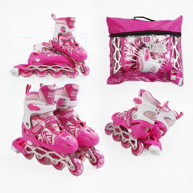 «Ролики 32360-М /розмір 34-38/ колір – РОЖЕВИЙ