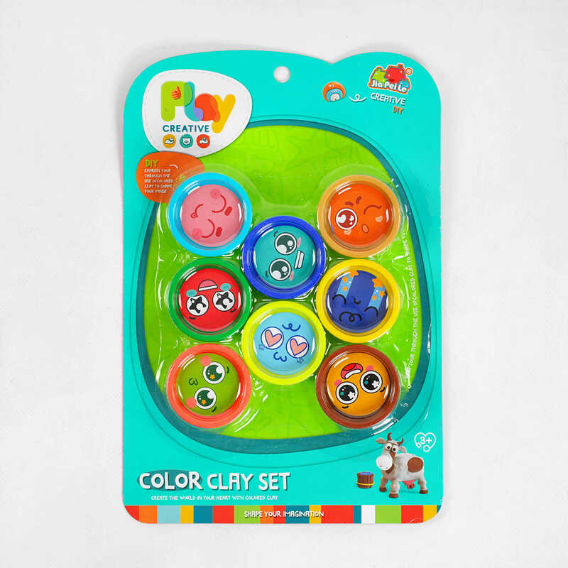 Тісто для ліплення 5838-163 (144/2) 8 кольорів, на планшеті