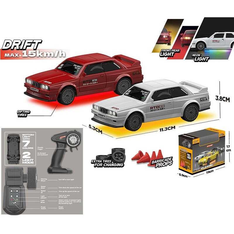 Машина на радіокеруванні K 3 (36) 2 кольори, в коробці