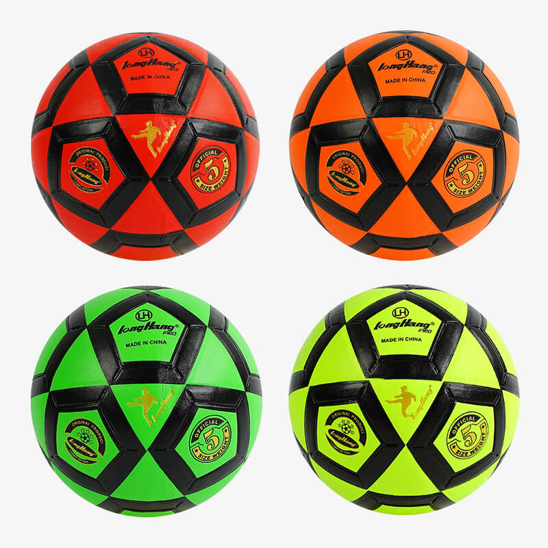 М`яч футбольний С 64668 (50) 4 кольори, безшовний, TPE, розмір №5, ВИДАЄТЬСЯ ТІЛЬКИ МІКС ВИДІВ