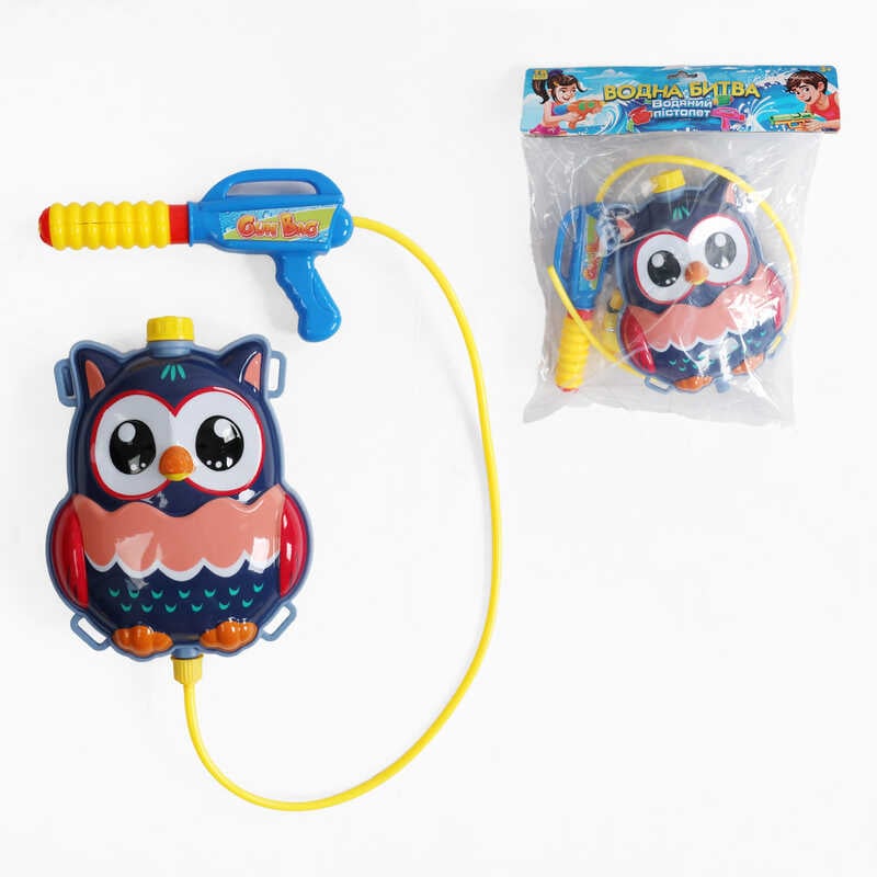 Водний пістолет з балоном TK 20238 (60) "TK Group", помповий механізм, лямки регульованої довжини, в пакеті