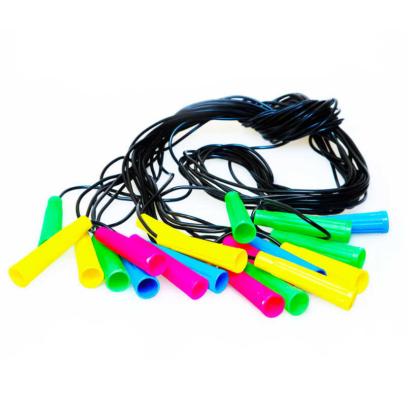 гр Скакалка резинова чорна 21291 (10) довжина 2,4 м. товщина 5 мм. ЦІНА ЗА ЗВ’ЯЗКУ, У ЗВ’ЯЗЦІ 10ШТ "M Toys"