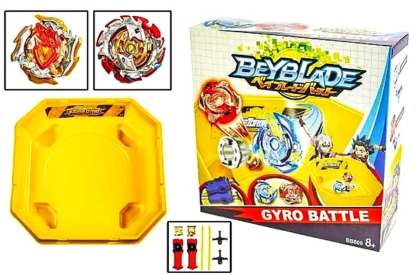 Гра «Beyblade» - набiр BB 809, LSD 96, коробка, 2 вовчка, 2 пуск. мех-ма, арена 36*36*11 см
