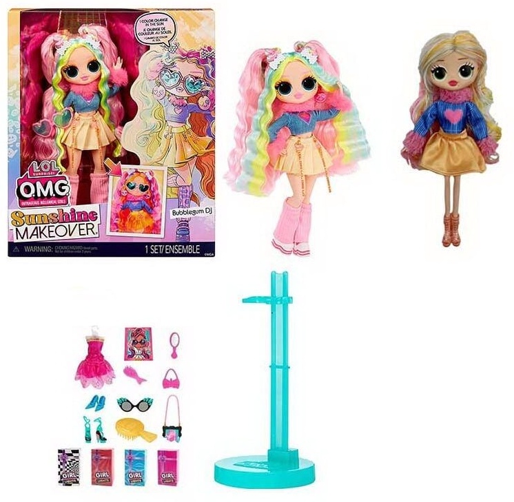 Лялька «LOL OMG» TK 1556 , 2 види, 23 см, одяг, аксесуари, підставка, в коробці
