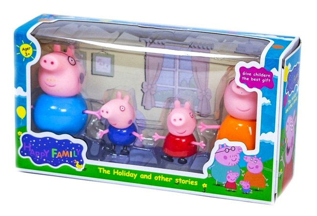 Герої «Свинка Пеппа» 6350 / 665-10, 4 шт, коробка