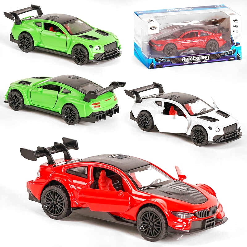 Машинка MG - 70833 , "Авто Експерт", 3 види, світло, звук. інерція, в коробці