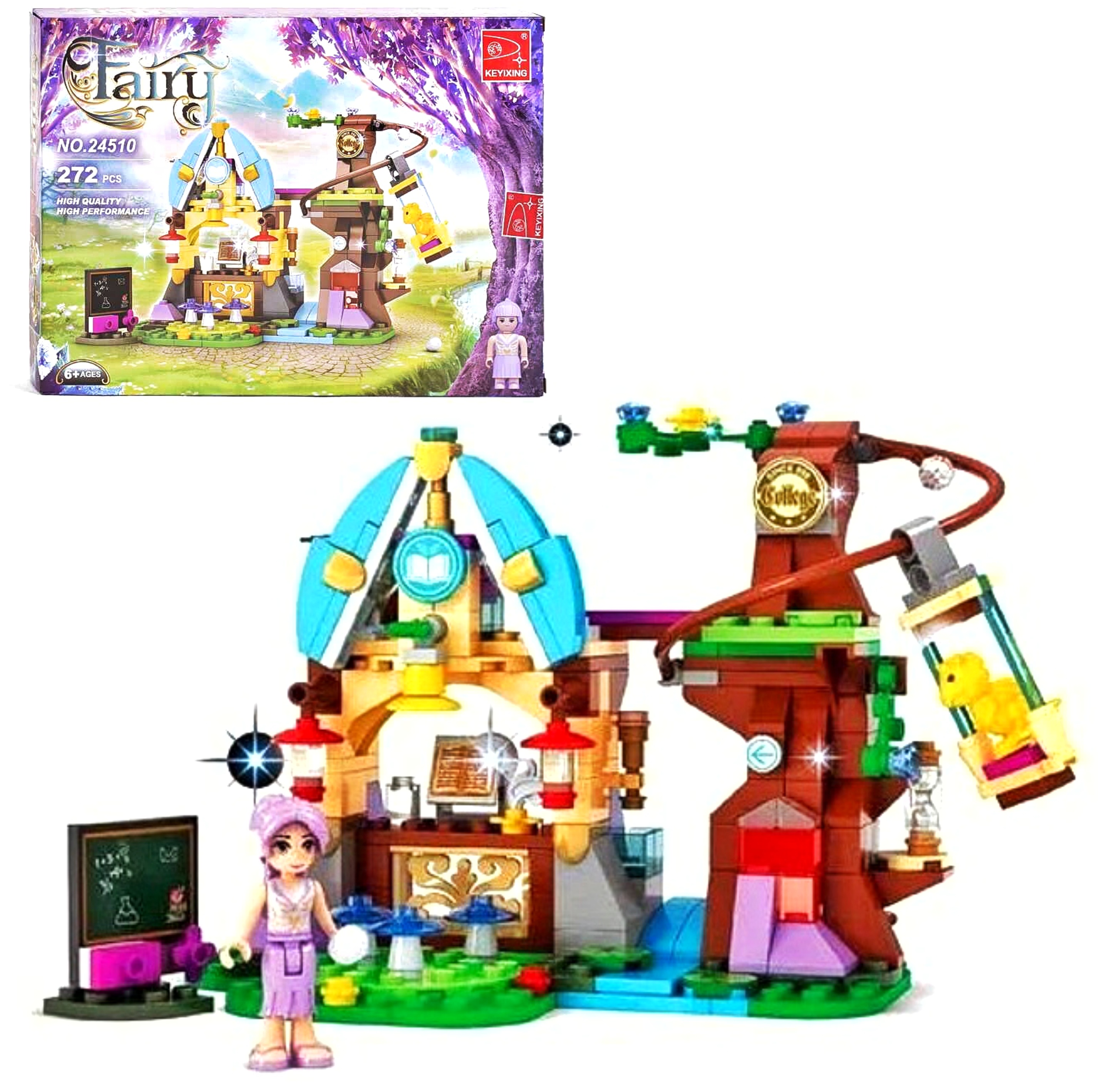 Конструктор AUSINI 24510 , 272 деталі, “Fairy”, школа фей, в коробці