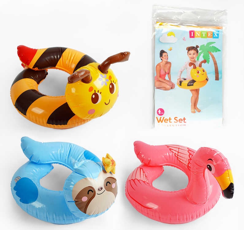 «Intex Коло 59220 NP "Тварини" , 3 види, розміром 70х69х61см, від 3-х років