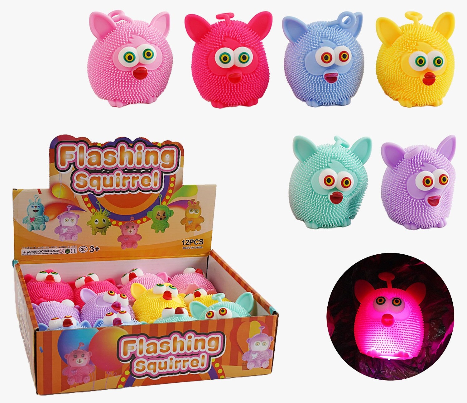 Гра антистрес C 68792 , ЦІНА ЗА 12 ШТУК В БЛОЦІ ,підсвічування, в коробці