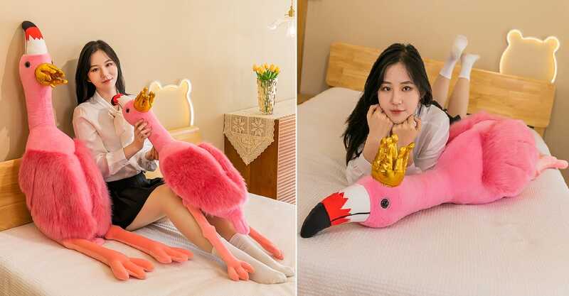 М`яка іграшка М 16901 (20) "Фламінго", висота 130 см