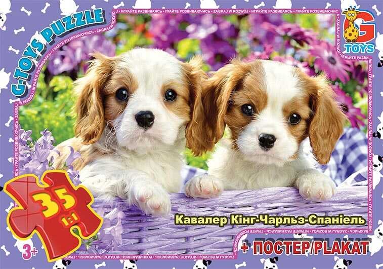 гр Пазли 35 ел. "G Toys" "Домашні улюбленці" AN 143 (62) +постер