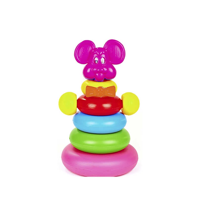 гр Піраміда "Мишка" /5 кілець/ 12019 (13) "M TOYS"