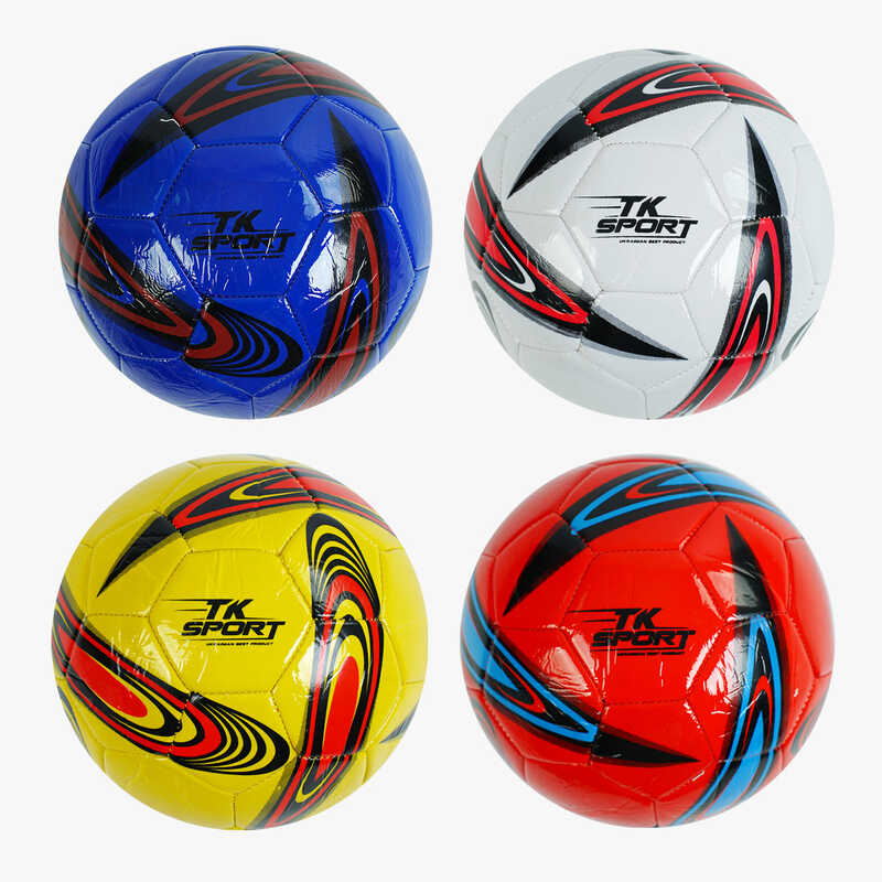 М`яч футбольний C 62387 (80) 4 види, вага 300 грамів, матеріал м`який PVC, ВИДАЄТЬСЯ МІКС