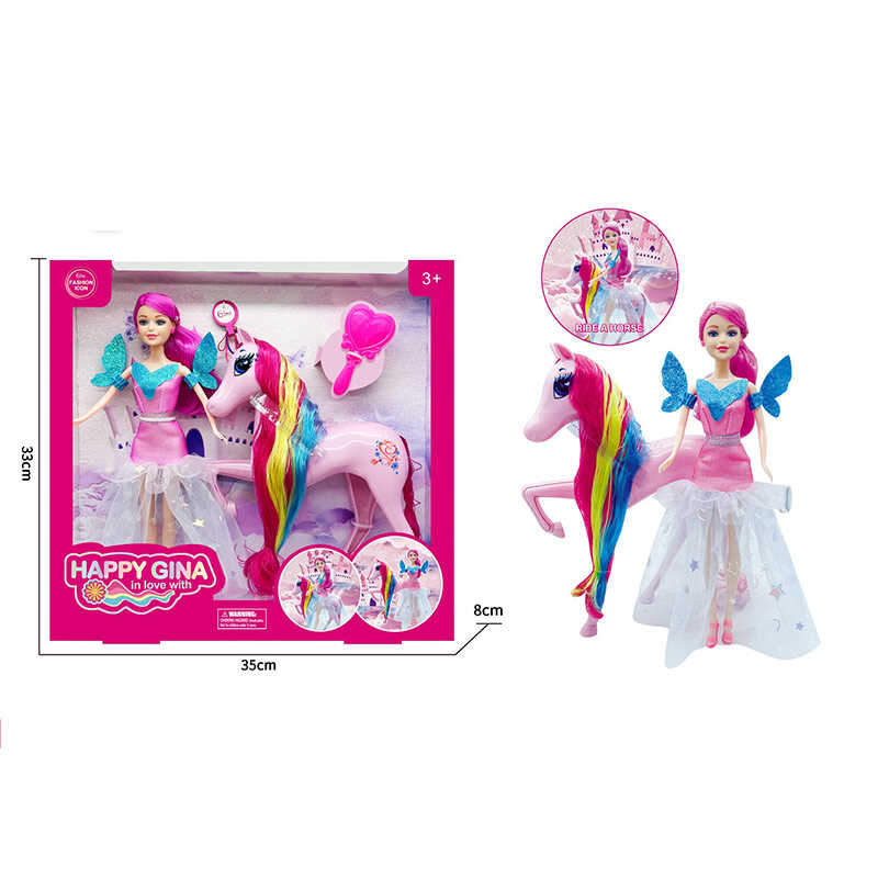 Лялька 6090 EE (36/2) висота: 30см, аксесуари, поні, знімний одяг, в коробці