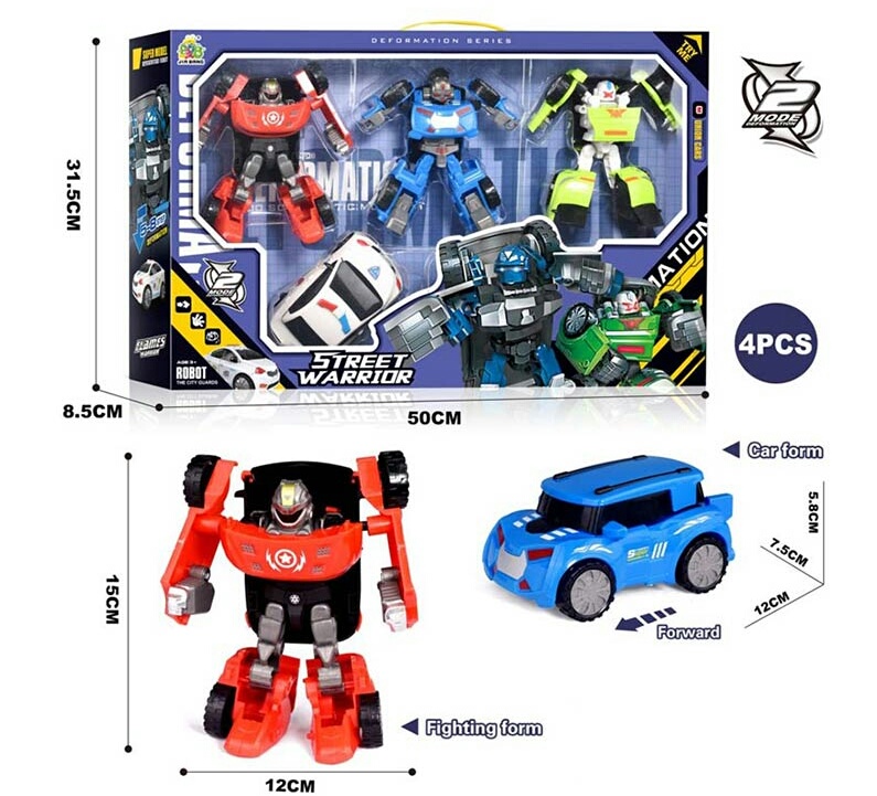 Трансформер  788-16 Y, 4 шт, коробка