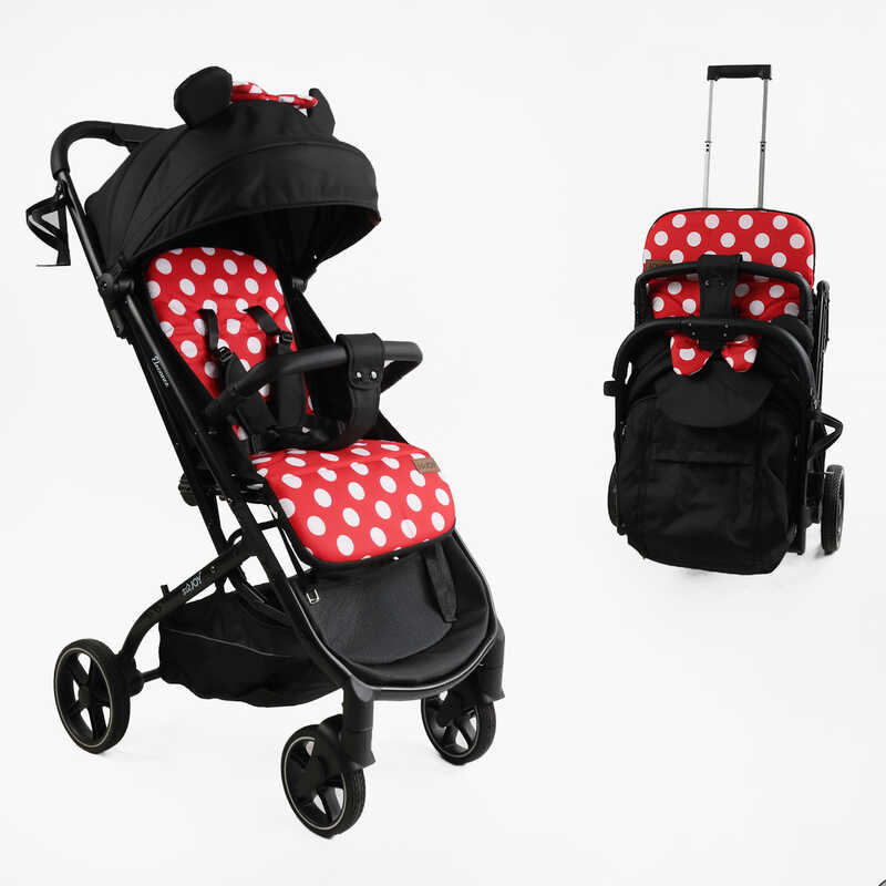 Візок прогулянковий дитячий "JOY" Elegans A-12295 (1) рама алюмінієва, футкавер, підсклянник, телескопічна ручка