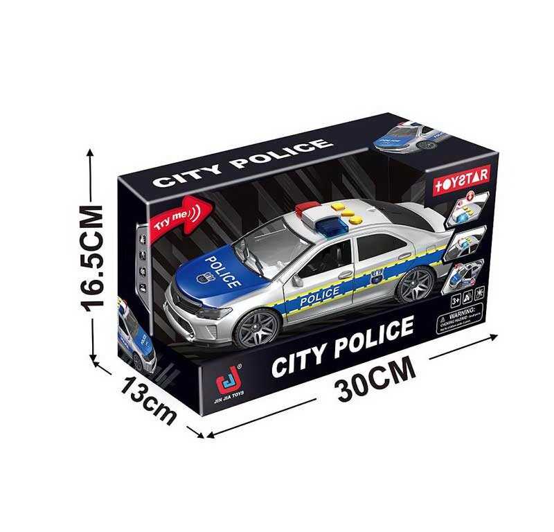 Машинка 666-22 Q (24) "Поліція", звуки, підсвічування, інерція, в коробці