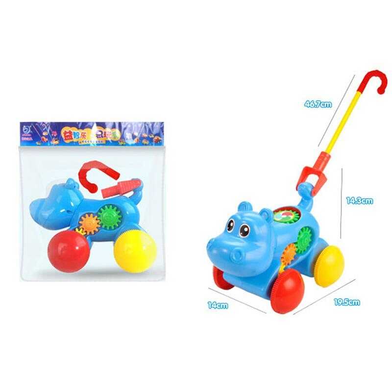 Каталка 0506 (84/2) пискавка, рухомі елементи,19.5х14х46.7 см, в пакеті