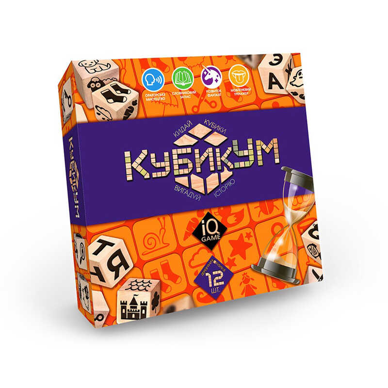 гр Розважальна гра "КубікУм" G-KU-01U УКР. (6) "Danko Toys"