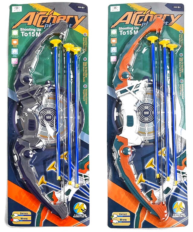 Лук 949-2 , 2 види, 3 стріли на присосці, на листі