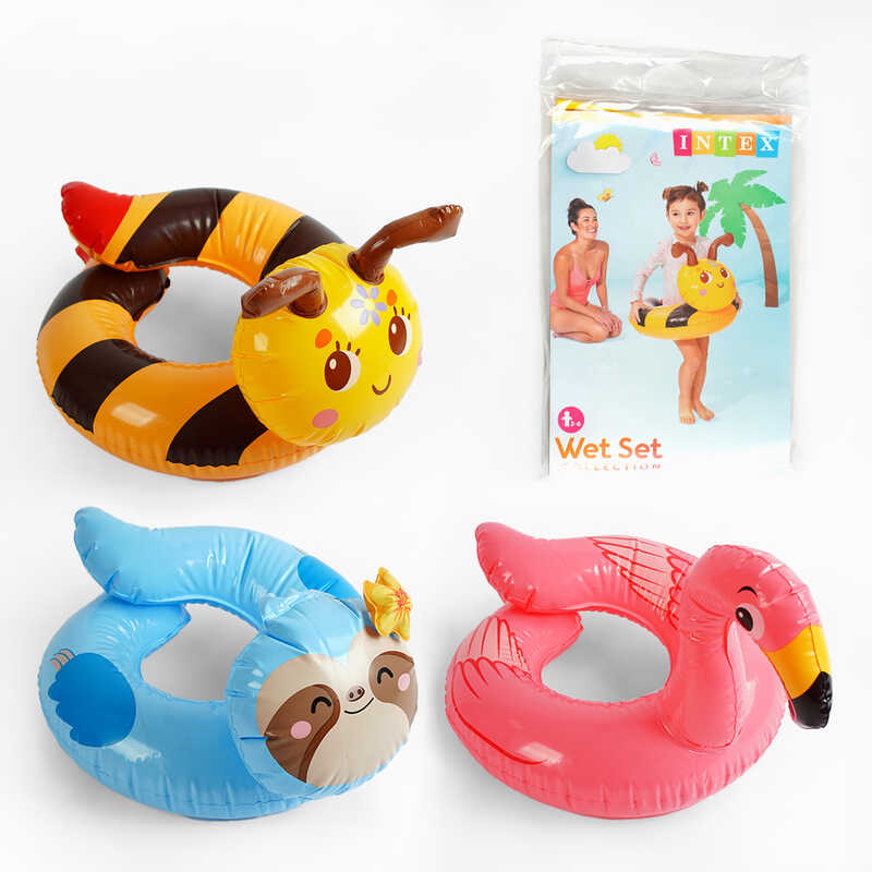 Intex Коло 59220 NP "Тварини" (36) 3 види, розміром 70х69х61см, від 3-х років