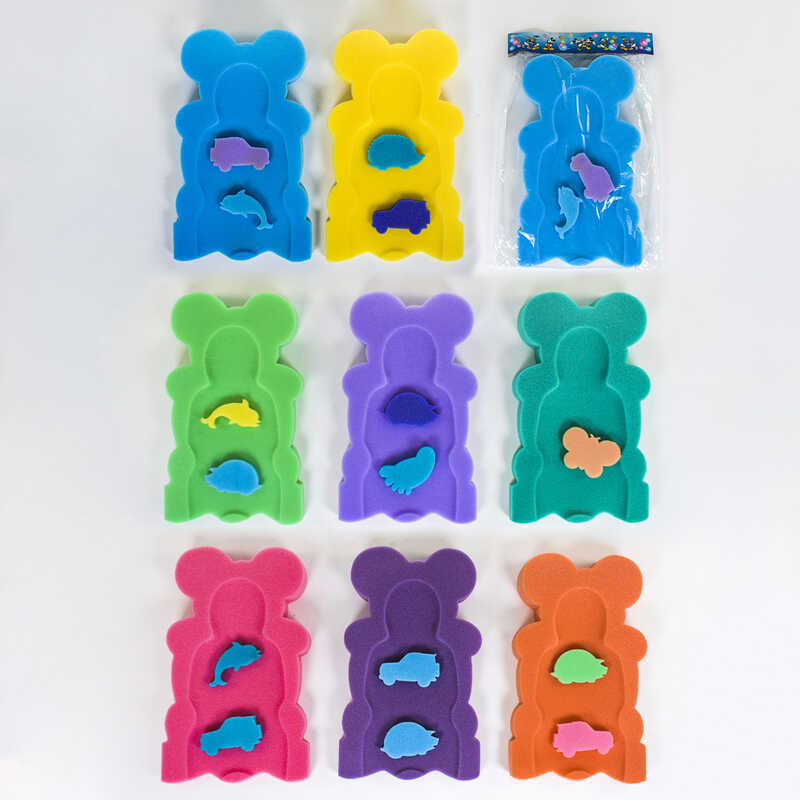 гр Килимок поролоновий у ванночку / великий / (12) МІКС