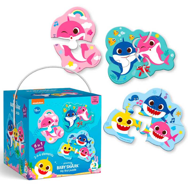 гр Пазл 2-3-4 елементи "Shark" 200587 (18) "DoDo"