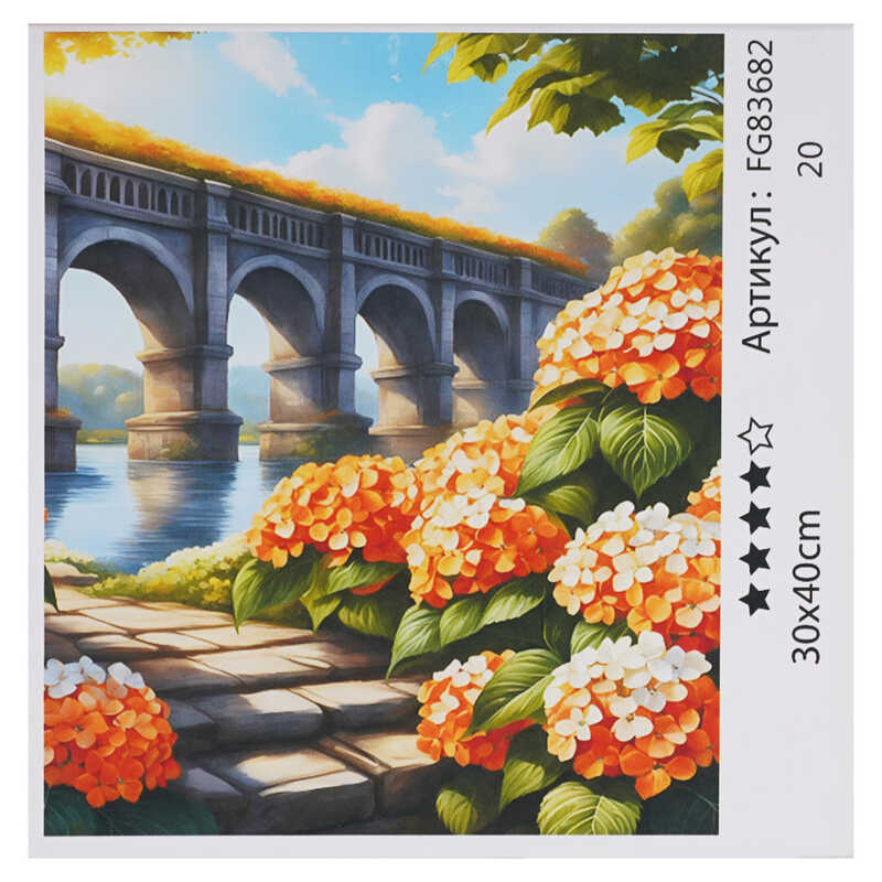 гр Картина за номерами FG 83682 (30) "4FUN Game Club", 30х40 см, в коробці