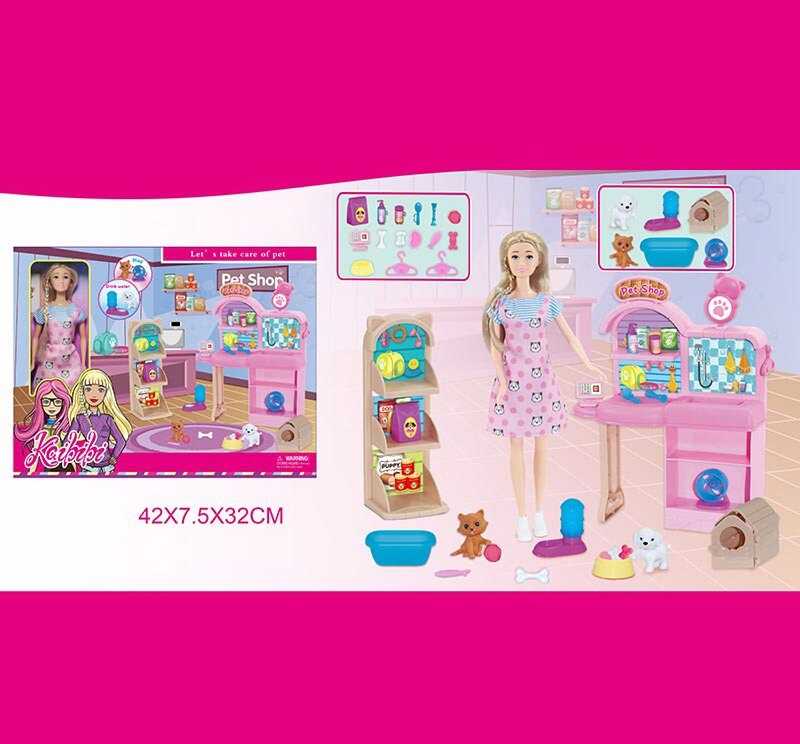 Лялька WG 165 (24/2) 30 см, аксесуари, улюбленці, меблі, в коробці