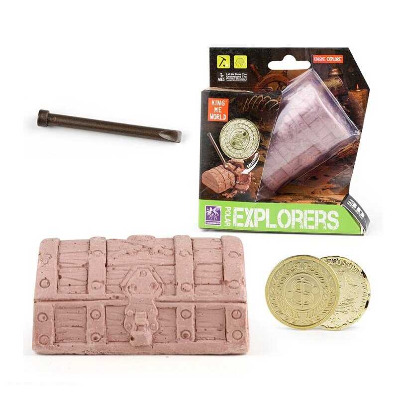 Розкопки 208-1 (216/2) 2 монетки, долото, в коробці