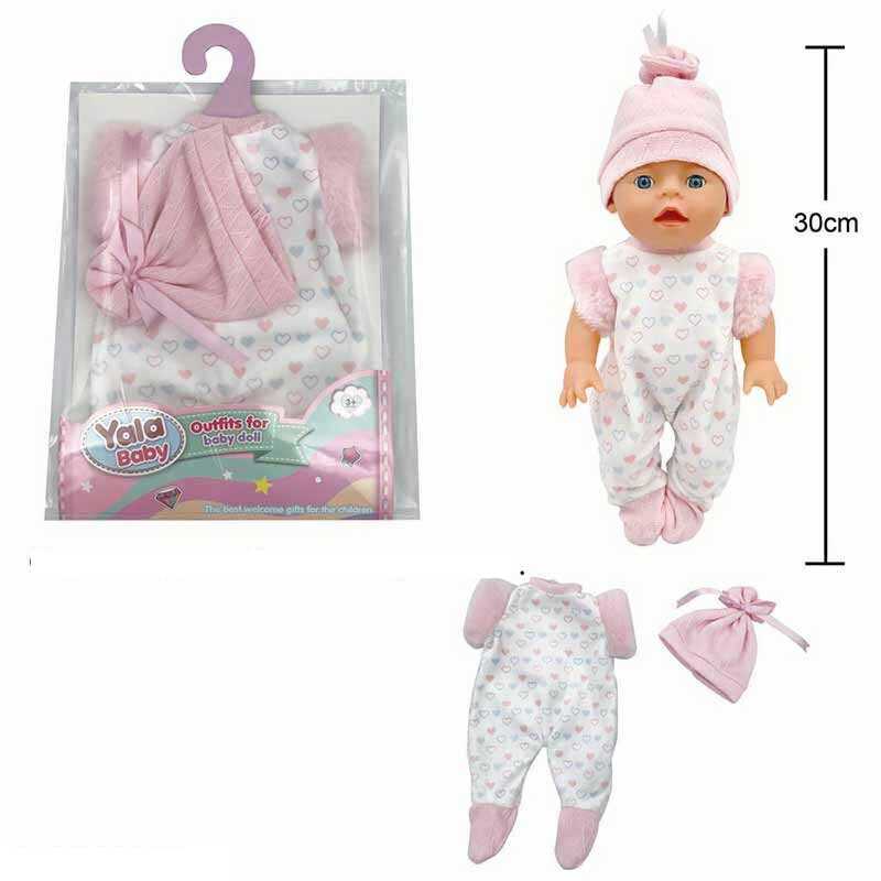 Одяг для пупса YLC 335 D (120) на пупса висотою 30-35 см, в пакеті