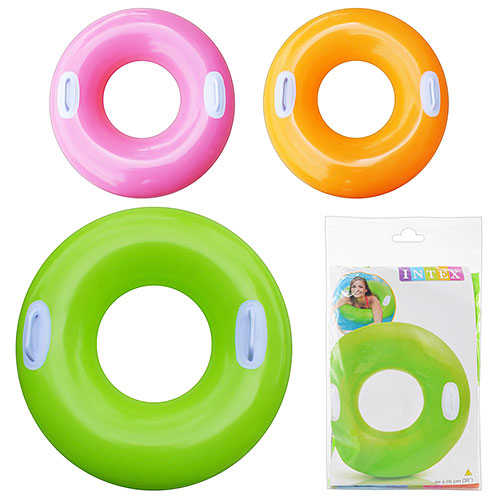 «Intex Коло 59258 NP , однотонний з ручками, діаметром 76см, від 8 років, 3 кольору