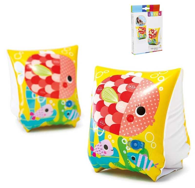 «Intex Нарукавники 58652 EU "Рибки" , від 3 до 6 років, розміром 23х15см