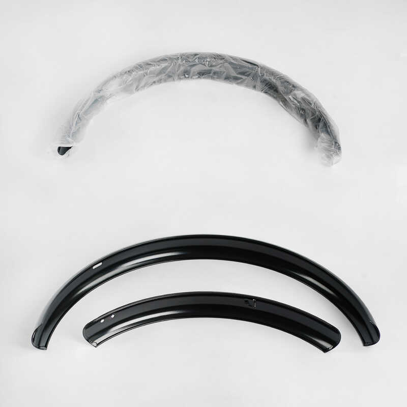 Комплект крил (переднє/заднє) без кріплення PLS-7098/20 (1) КОЛІР ЧОРНИЙ, для велосипеда 20``