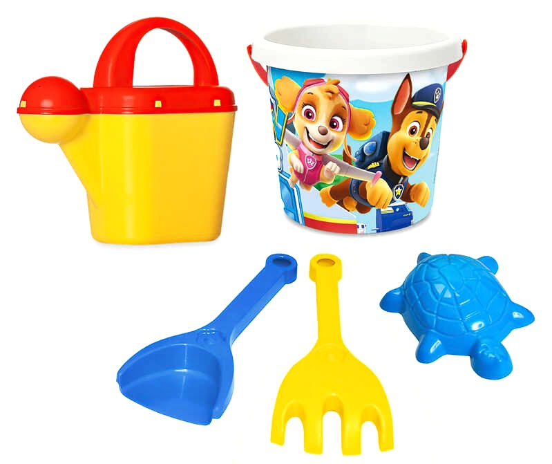 Пісочний набір "Щенячий патруль" Paw Patrol 81158 , "Tigres", 5 елементів, з лійкою, в сітці , вироблено в Польщі