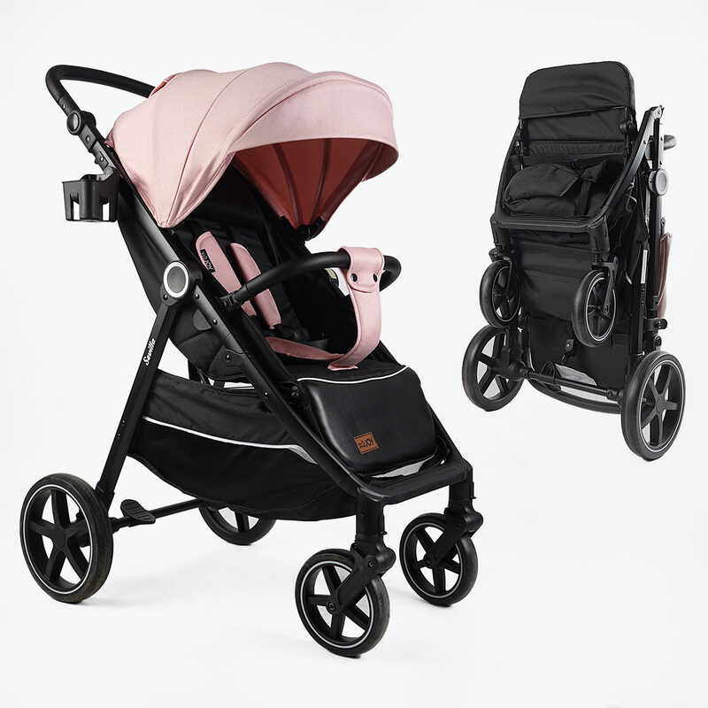 Візок прогулянковий дитячий "JOY" Sevillia S-15928 (1) рама алюмінієва, футкавер, підсклянник, дощовик, в коробці