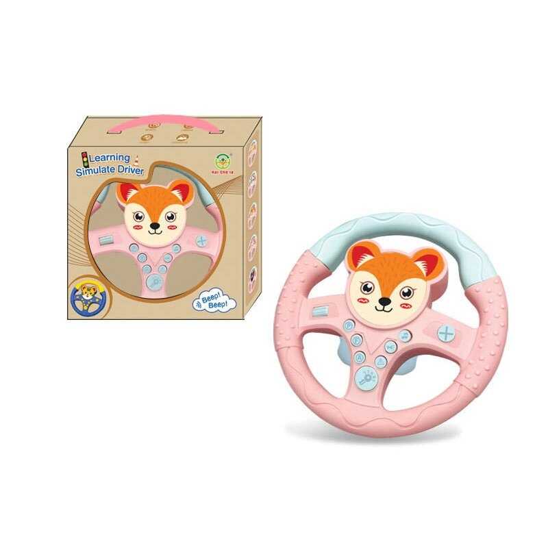 Кермо 2192 E-22 Штрих = 91623 (96/2) ЛИСИЧКА, сирени, мелодії, звук, світло, підставка з присосками, в коробці