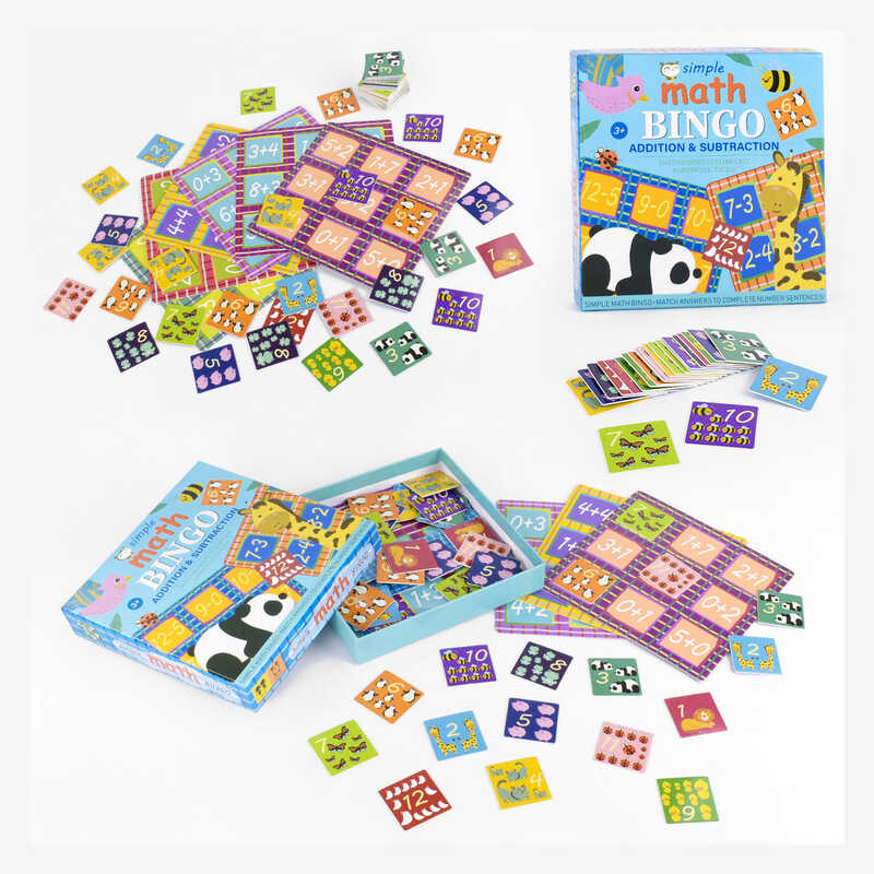 Математична гра "Бінго" M 43744 (40) в коробці