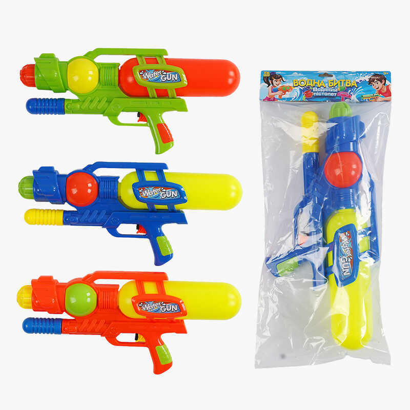 Водний пістолет TK 33702 / 2823-16 (48/2) "TK Group", помповий механізм, в пакеті, ВИДАЄТЬСЯ ТІЛЬКИ МІКС ВИДІВ