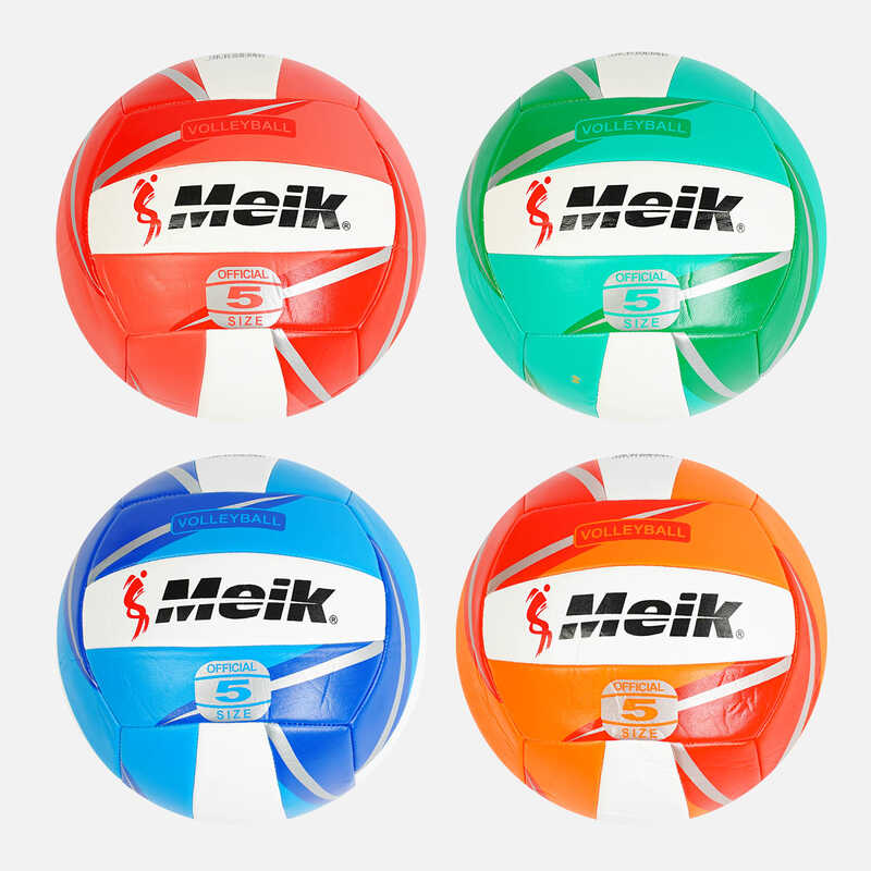 М`яч волейбольний C 56008 (60) 4 види, вага 300-320 грамів, м`який PVC