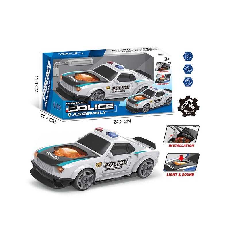 Машинка 8811-1 (96/2) "Поліція",світло, звук, знімні деталі, в коробці