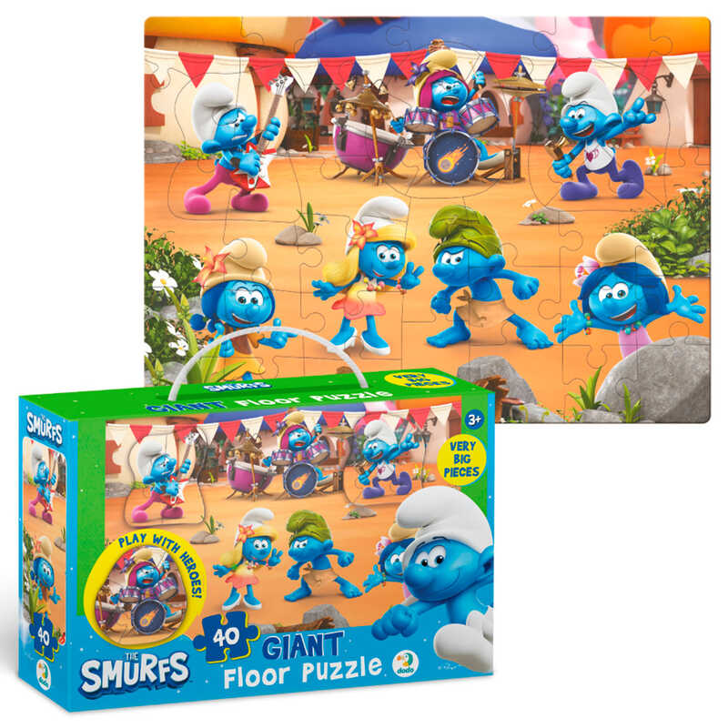 гр Великий пазл на підлогу "Музика грає" 200619 (16) "DoDo", розмір зібраного пазла: 46  64 см, в коробці