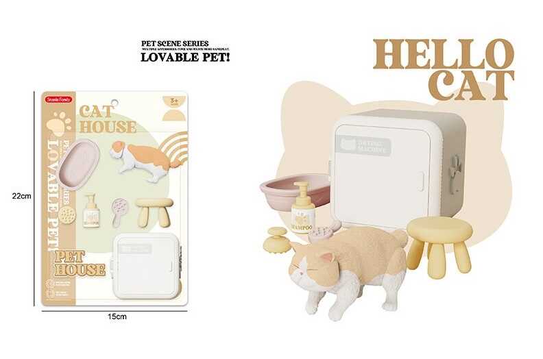 Улюбленець M 04 (72) рухливі кінцівки та голова, довжина 6 см, аксесуари, на листі