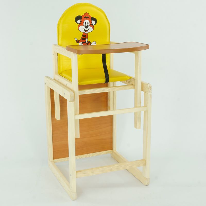 гр Стільчик / шкірзам / №202 - "Тигр" - колір ЖОВТИЙ (1) ТМ "Мася"