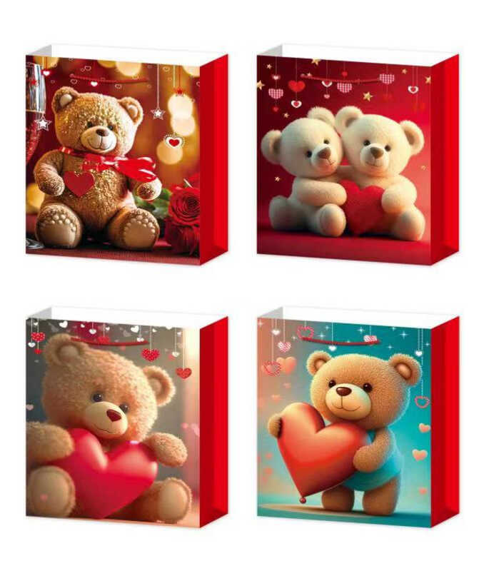 Пакет подарунковий С 69481 (720) 4 види, МАЛЕНЬКИЙ, ВИДАЄТЬСЯ ТІЛЬКИ МІКС ВИДІВ