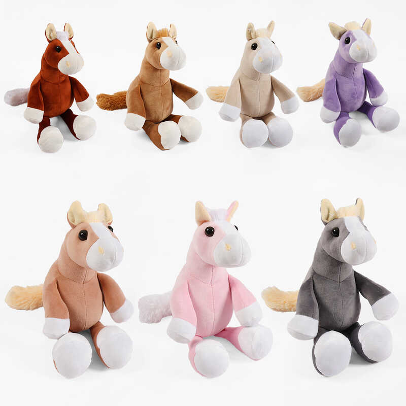 гр М`яка іграшка "Конячка" К52281 (1) СИМВОЛ РОКУ сидить, висота: 23 см, в пакеті ВИДАЄТЬСЯ МІКС ВИДІВ