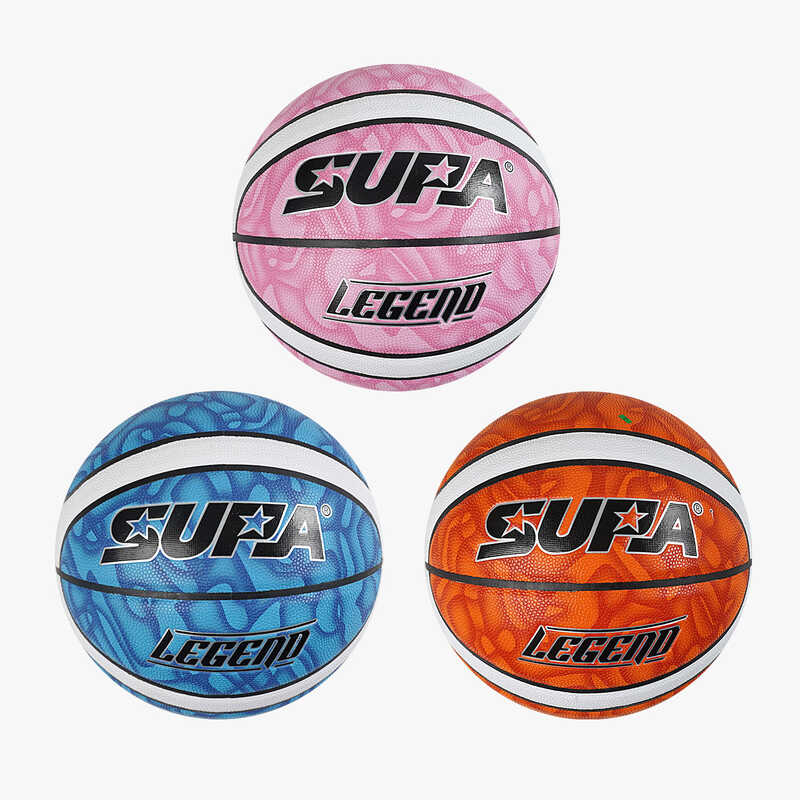 М`яч баскетбольний C 63403 (30) 3 види, 550 грамів, матеріал PU, розмір №7, (поставляється накачаним на 90), ВИДАЄТЬСЯ ТІЛЬКИ МІКС ВИДІВ