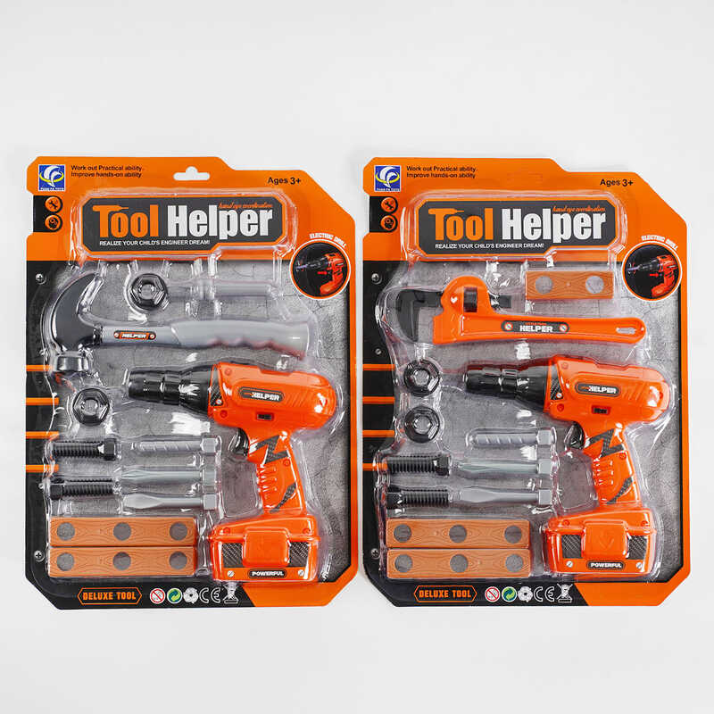 Набір інструментів YF 796-1 (60/2) 2 види, електричний шурупокрут, на листі